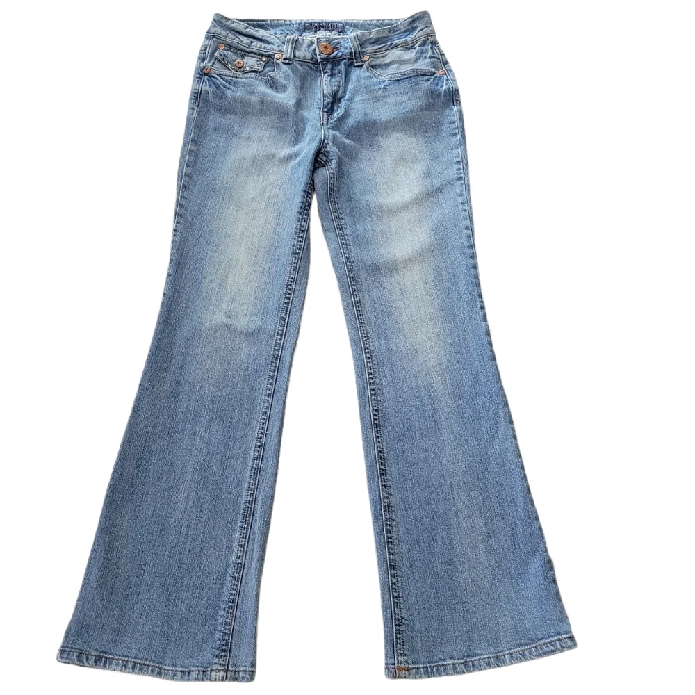 Zanadi Bootcut Jeans Embellished Pockets Sz 8